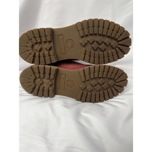 Timberland Women's Red Lace-Up Boots - Picture 14 of 16